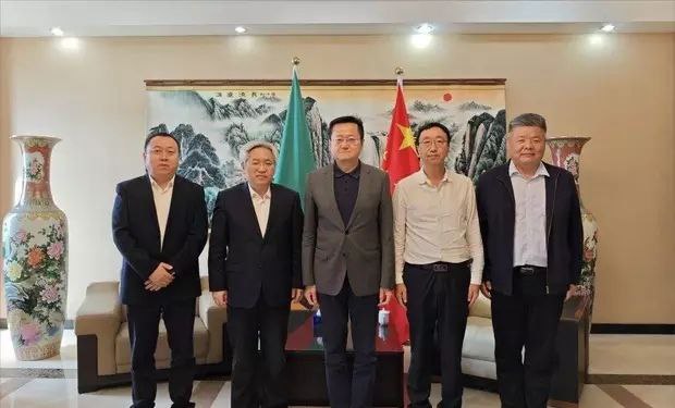 中国十五冶主要领导拜访中国驻赞比亚大使