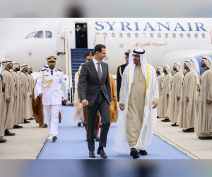 阿联酋总统会见叙利亚总统