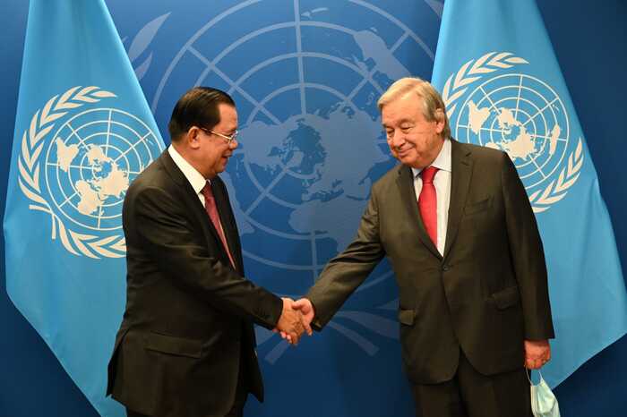 洪森总理邀请联合国秘书长出席东盟峰会