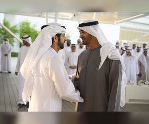阿联酋总统接见迪拜王储