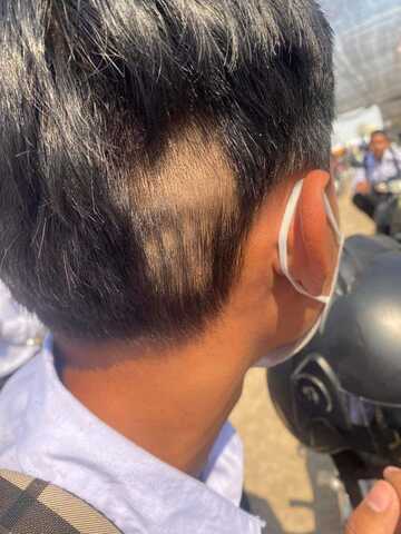 洪森总理：不要只剪一小撮头发，这是在侮辱学生