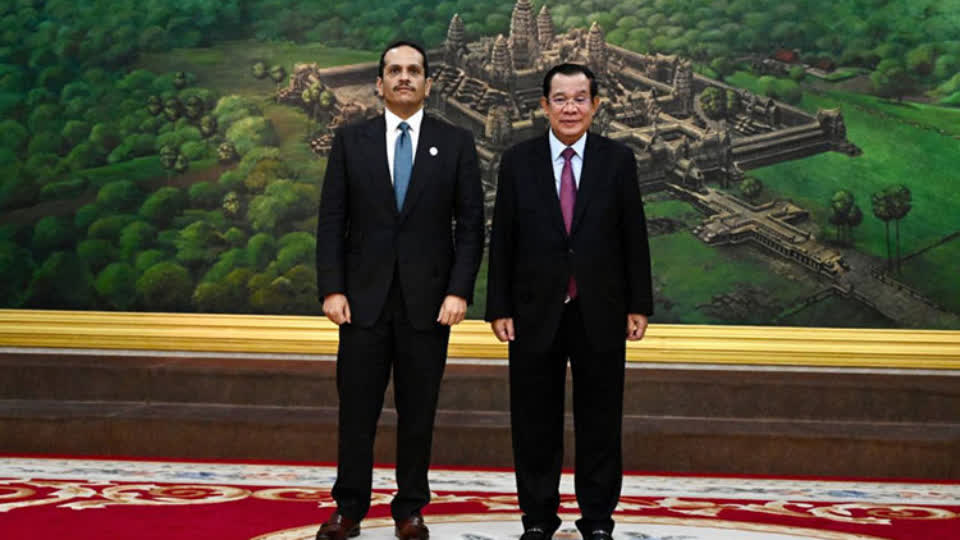 卡塔尔外长将致力于促进开通与柬埔寨直飞航班！