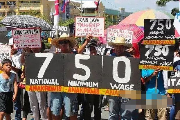菲律宾工会领袖倡加薪750菲币 以便享受体面工资